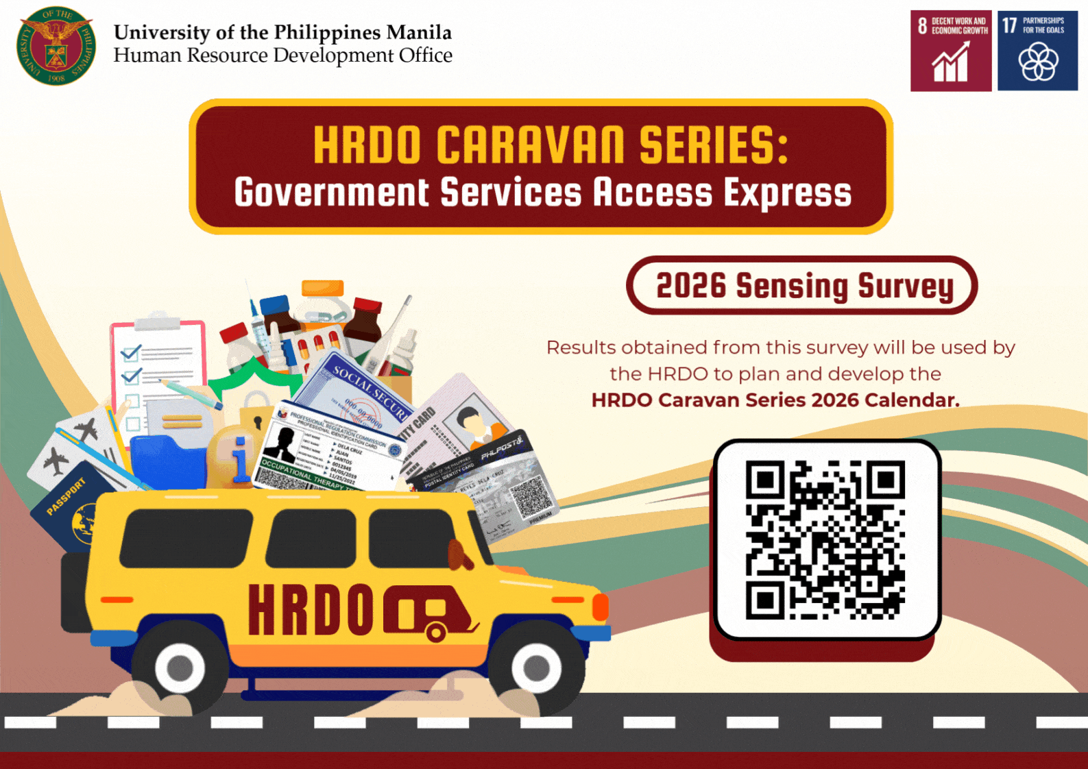 HRDO Caravan Series Government Services Access Express Calendar Survey